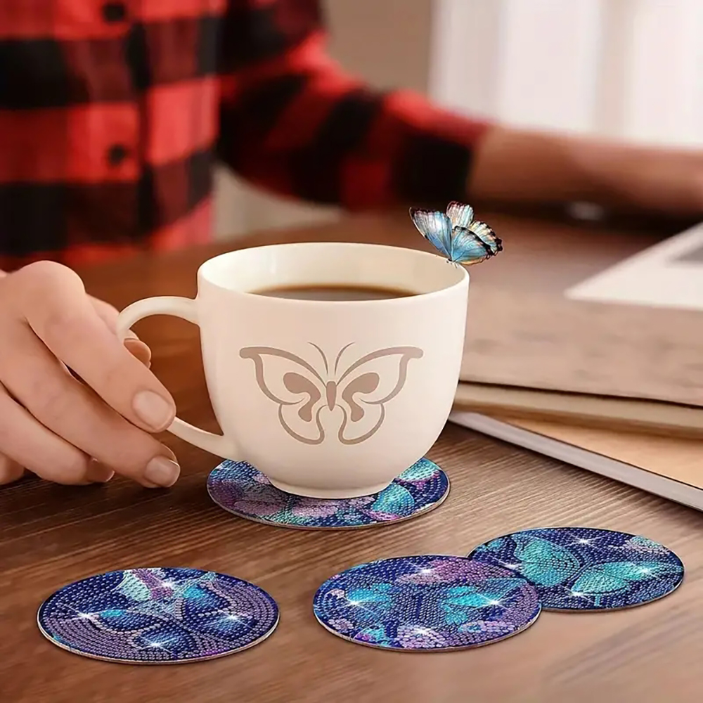 8 diamond art painting coaster - Art Craft Butterfly recensione e prezzo