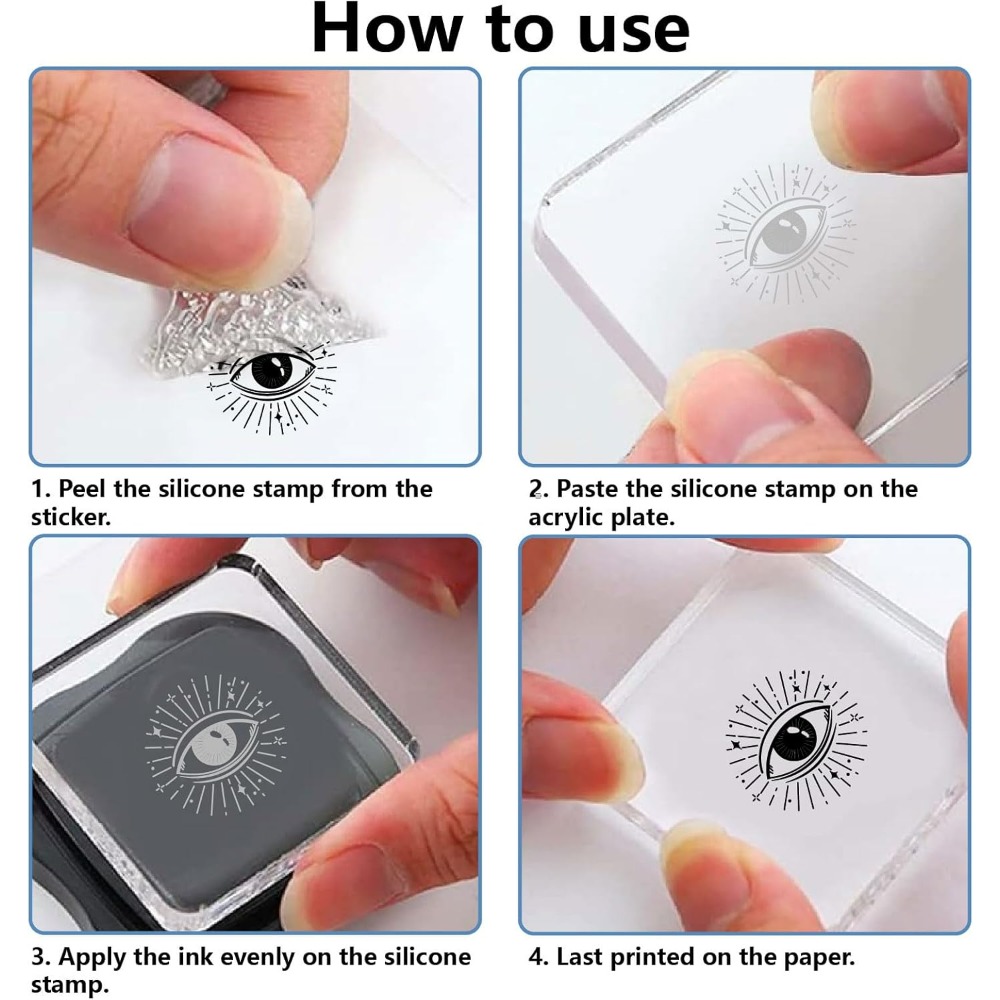 Dandelion Clear Stamps Lavende - Art Craft Flower recensione e prezzo