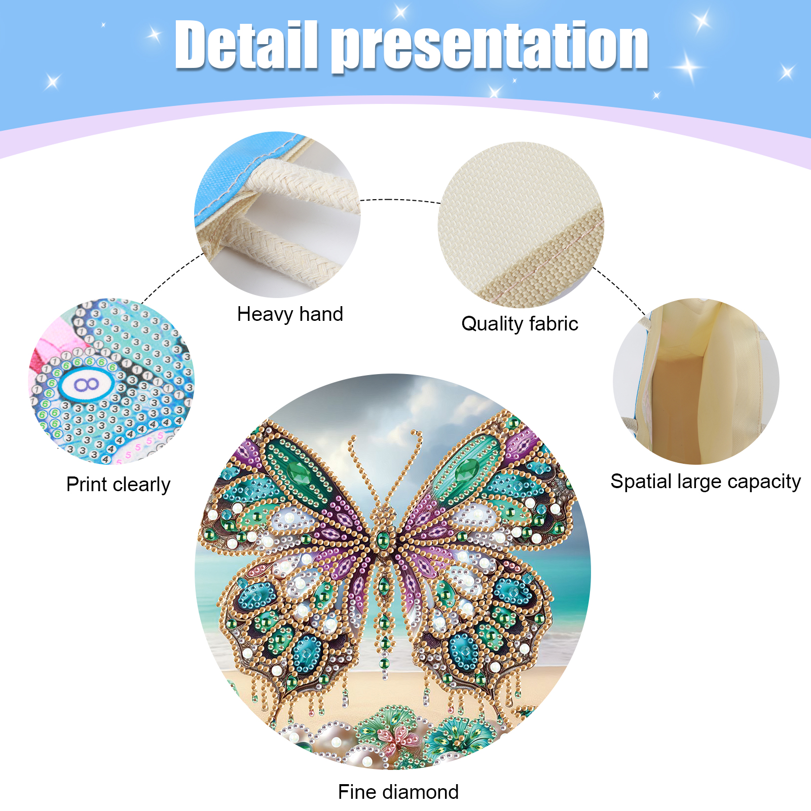 Diamond Art Painting Handbag K - Art Craft Kit recensione e prezzo