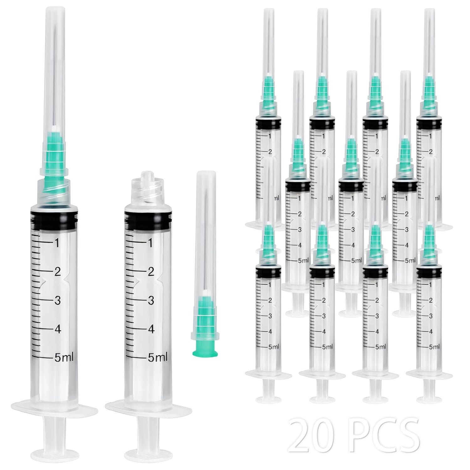 50 Pieces of 5ml Luer-Lock Syr - Art Craft Shop recensione e prezzo