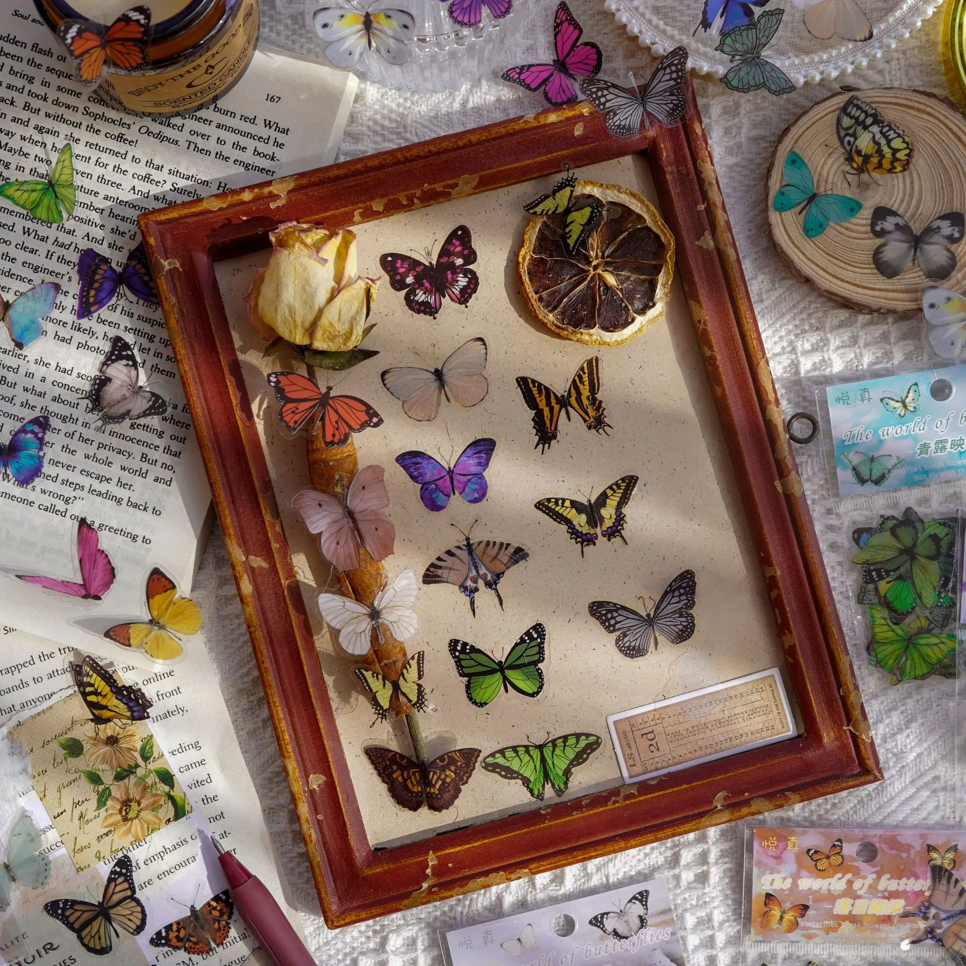 Journamm 40pcs/pack Butterfly  - Art Craft For 3 Year Old recensione e prezzo