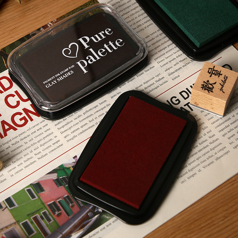 12 Colors Vintage Solid Color  - Stamping Ink Pad recensione e prezzo
