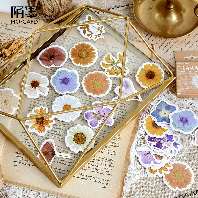 45 Pcs Fresh Flowers Sticker S - Art Craft For 3 Year Old recensione e prezzo
