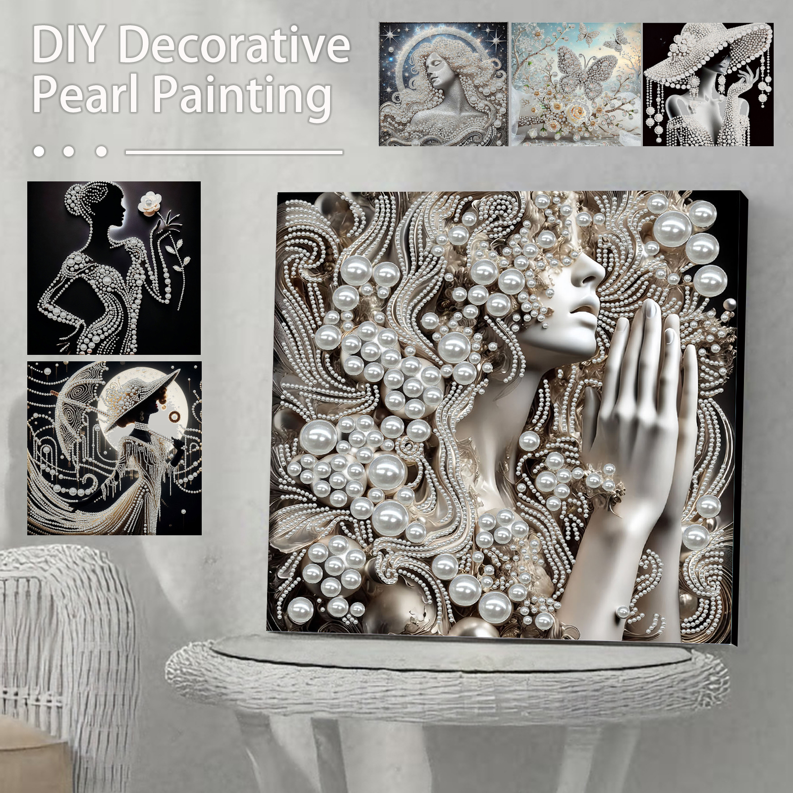 DIY Ladies Pearl Diamond Paint - Art Craft Adult recensione e prezzo