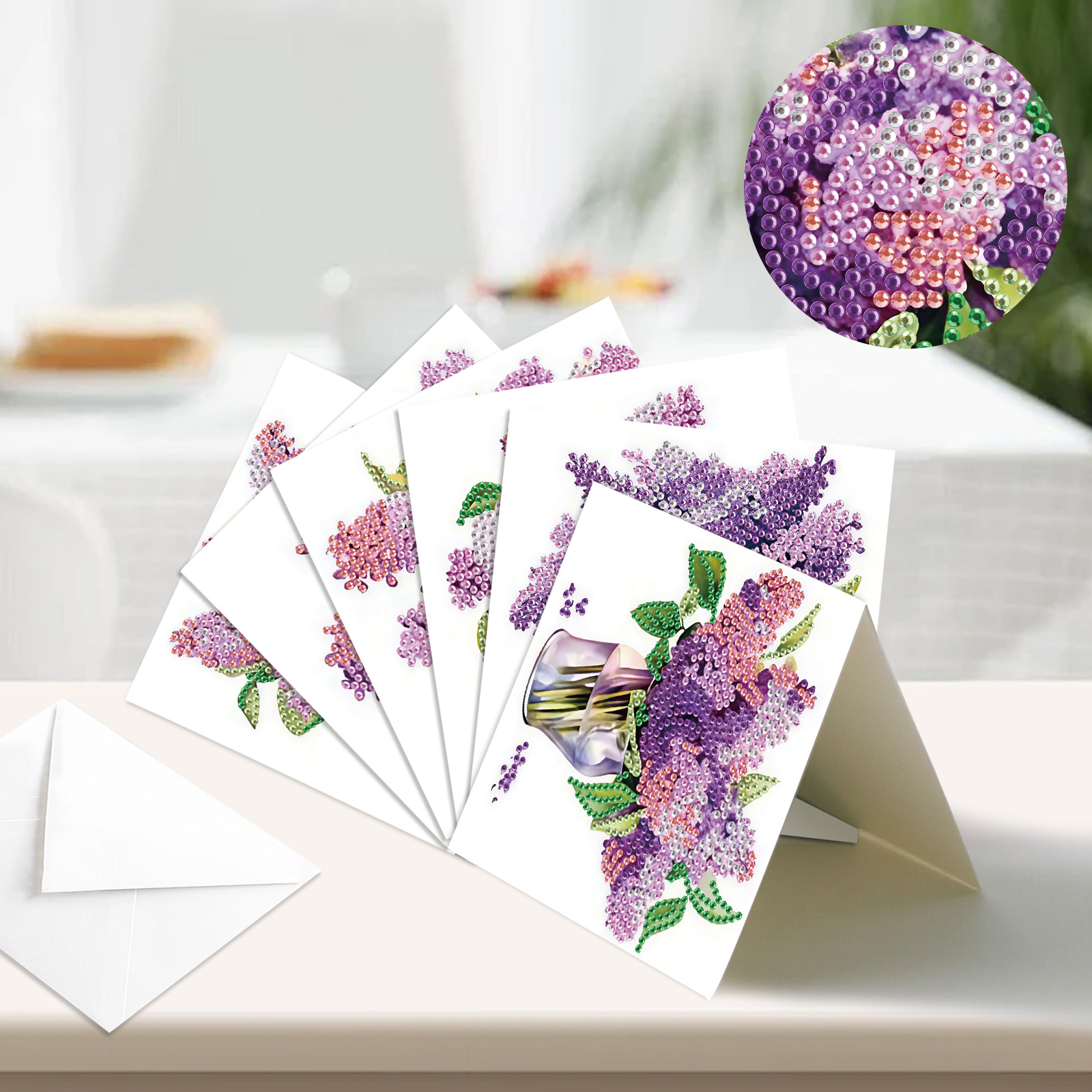 6Pcs Diamond Art Painting Gree - Art Craft Flower recensione e prezzo