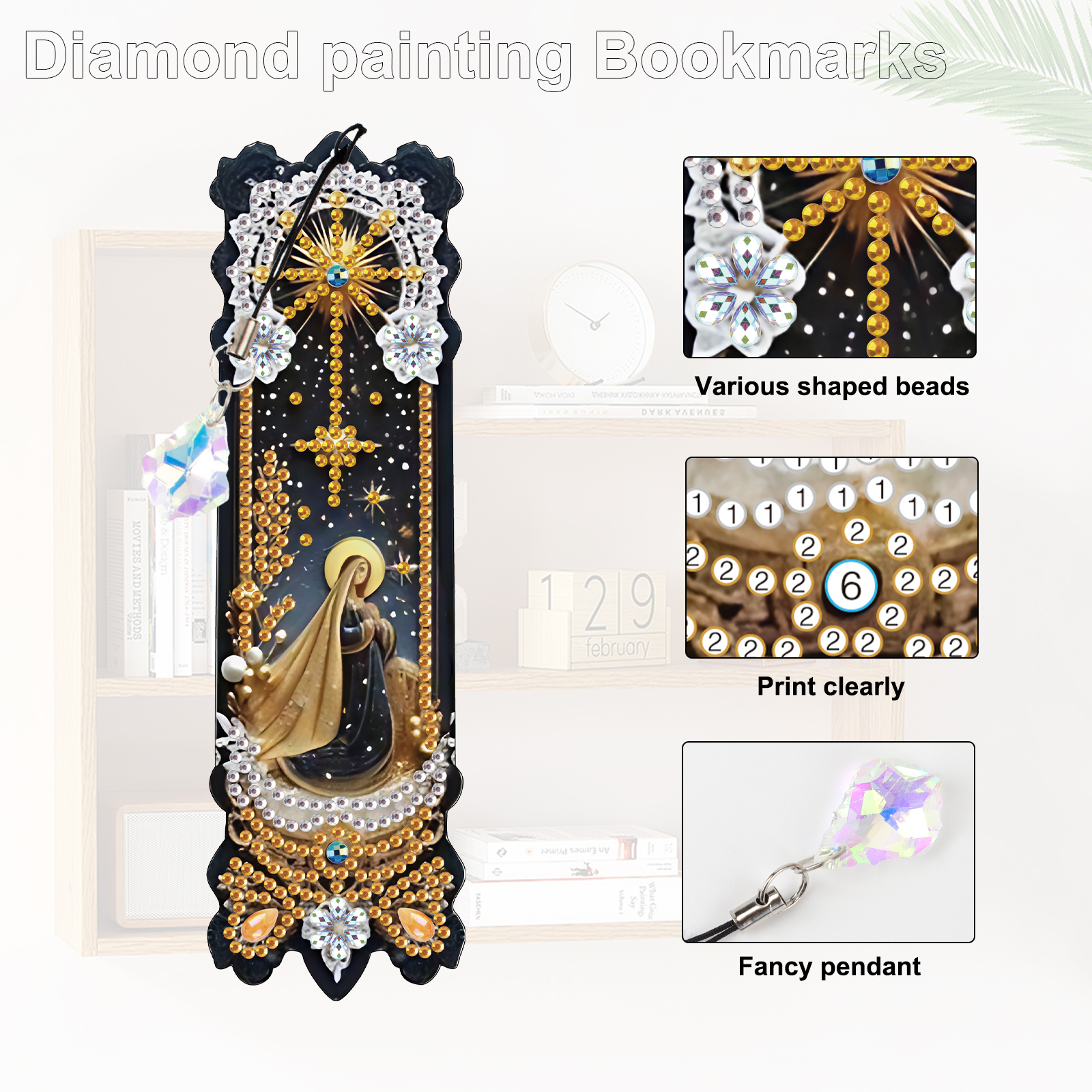 3Pcs Diamond Art Painting Book - Art Craft Flower recensione e prezzo