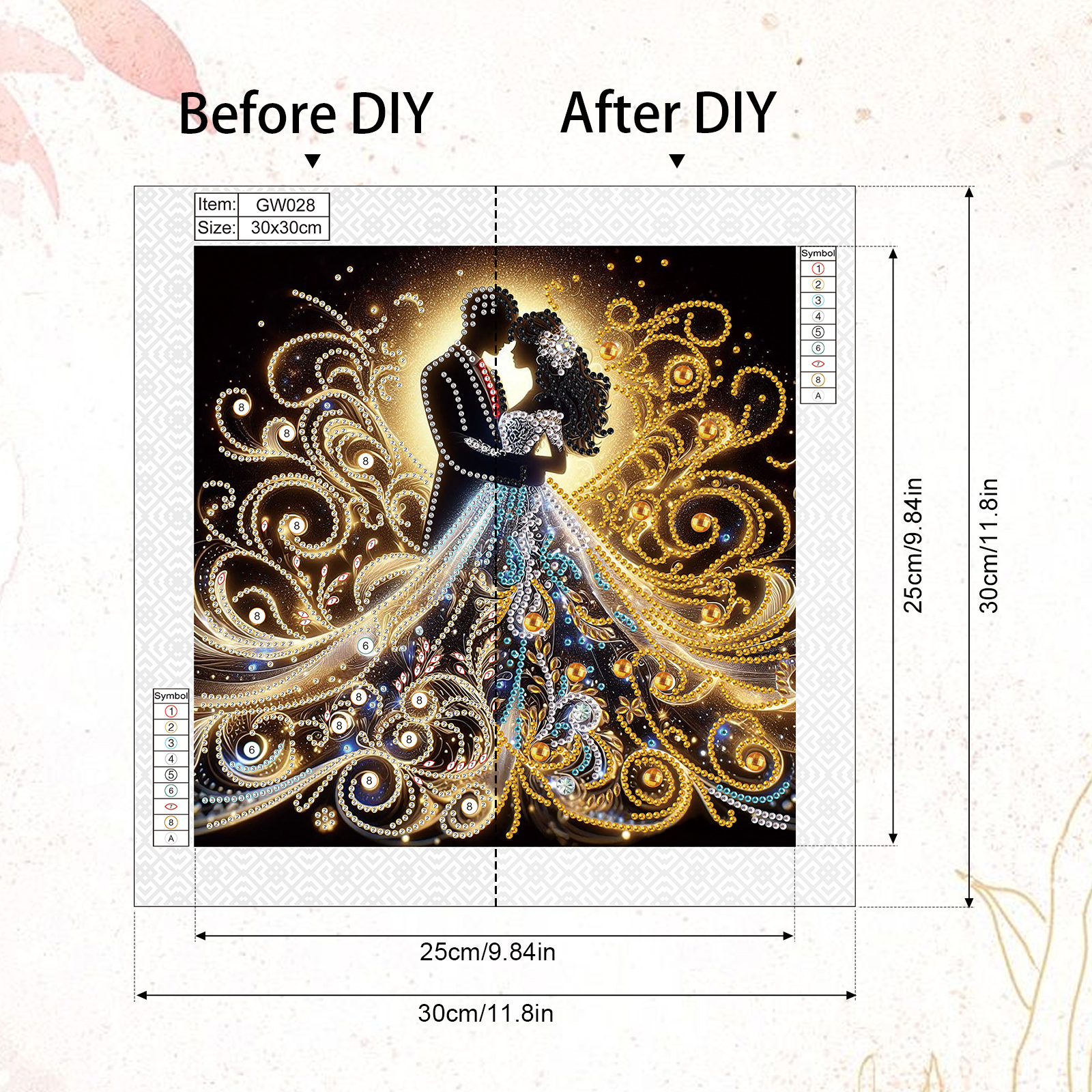 5D DIY Diamond Painting Flower - Art Craft Flower recensione e prezzo