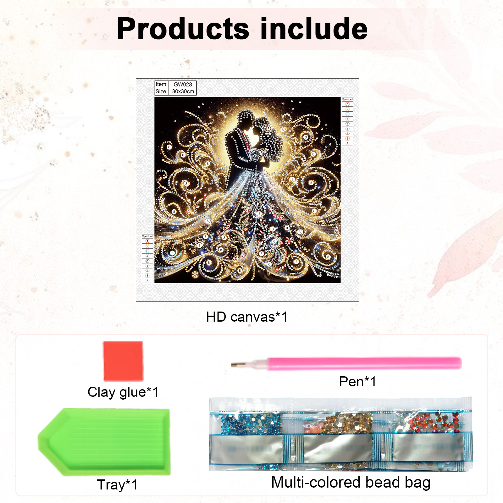 5D DIY Diamond Painting Flower - Art Craft Flower recensione e prezzo