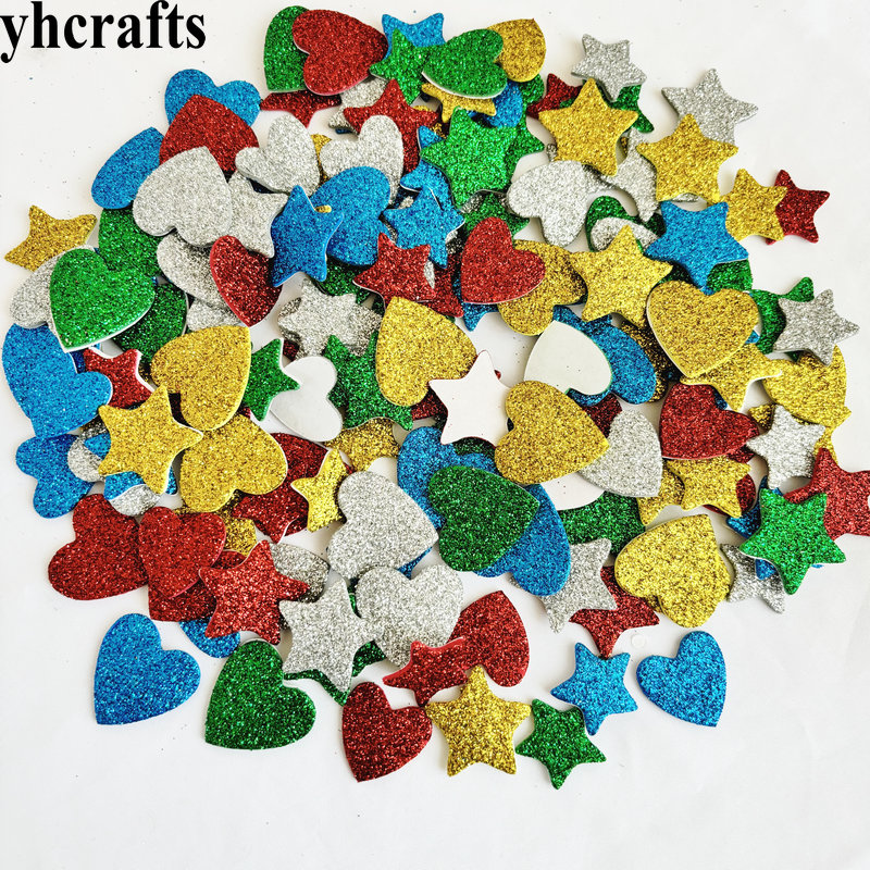 150PCS/LOT.Glitter star and he - Art Craft Kindergarten recensione e prezzo