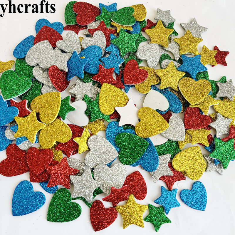 150PCS/LOT.Glitter star and he - Art Craft Kindergarten recensione e prezzo