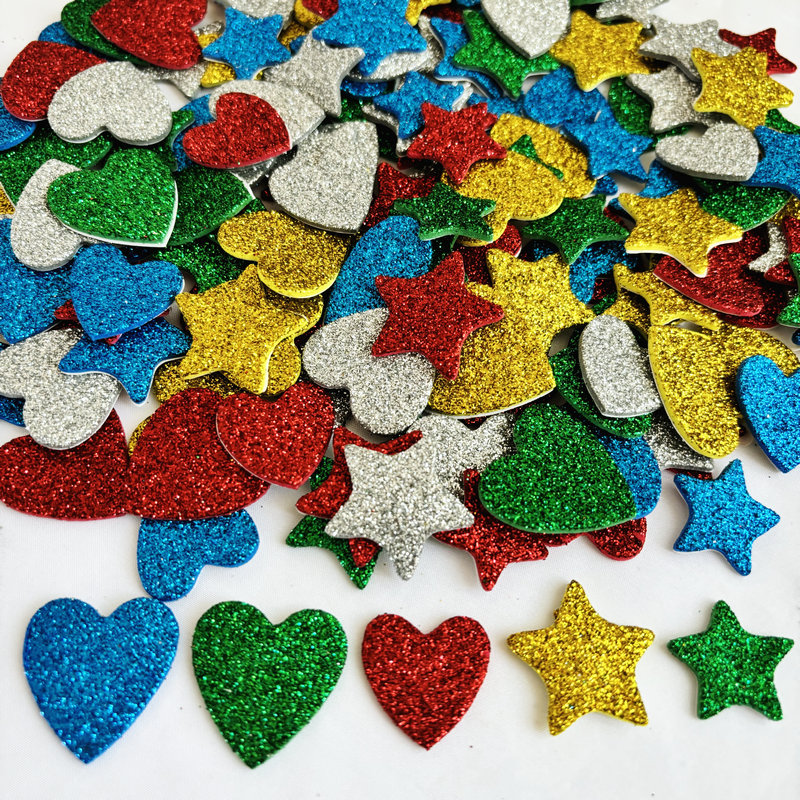 150PCS/LOT.Glitter star and he - Art Craft Kindergarten recensione e prezzo