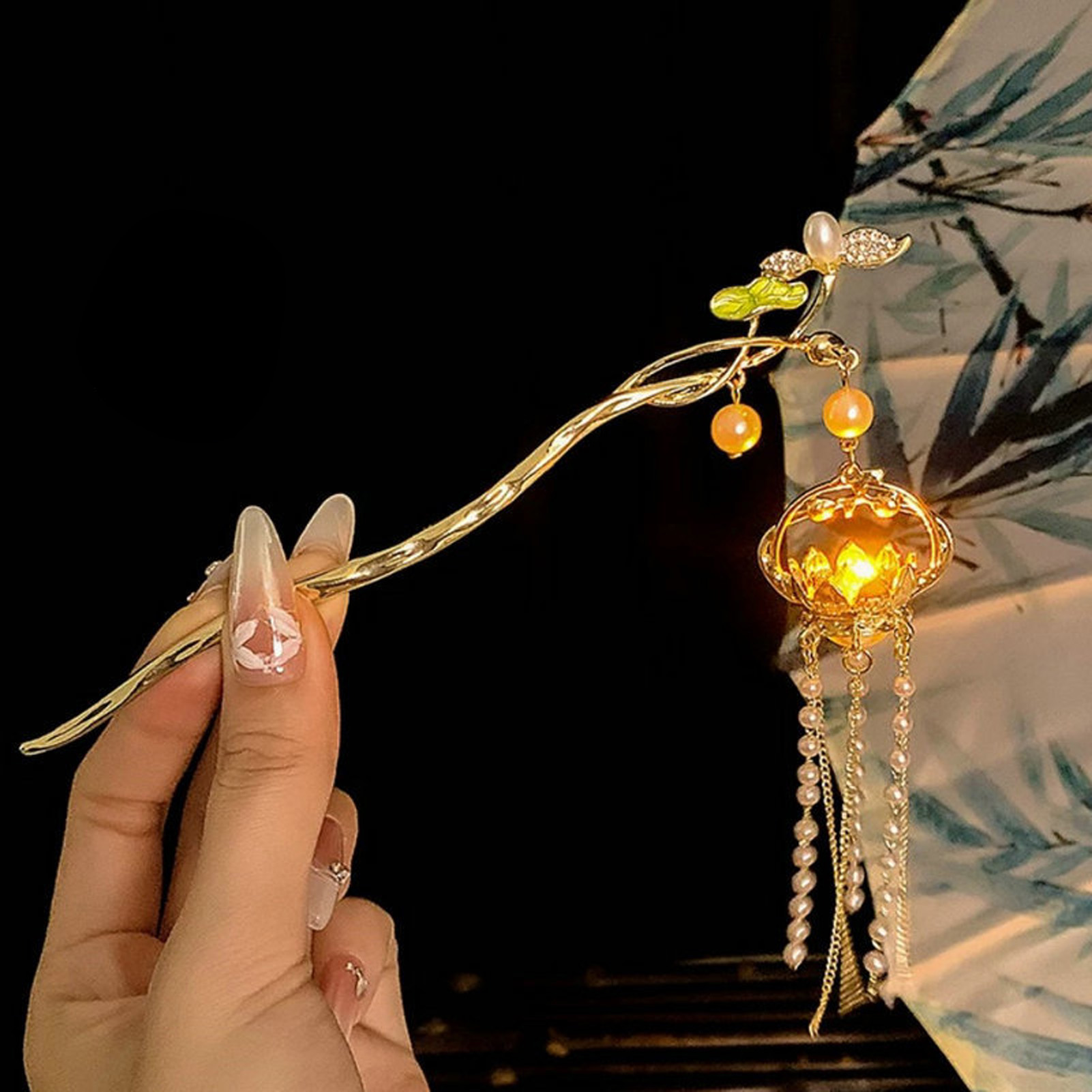 Luminous Flower Hairpin For Wo - Art Craft Shop recensione e prezzo