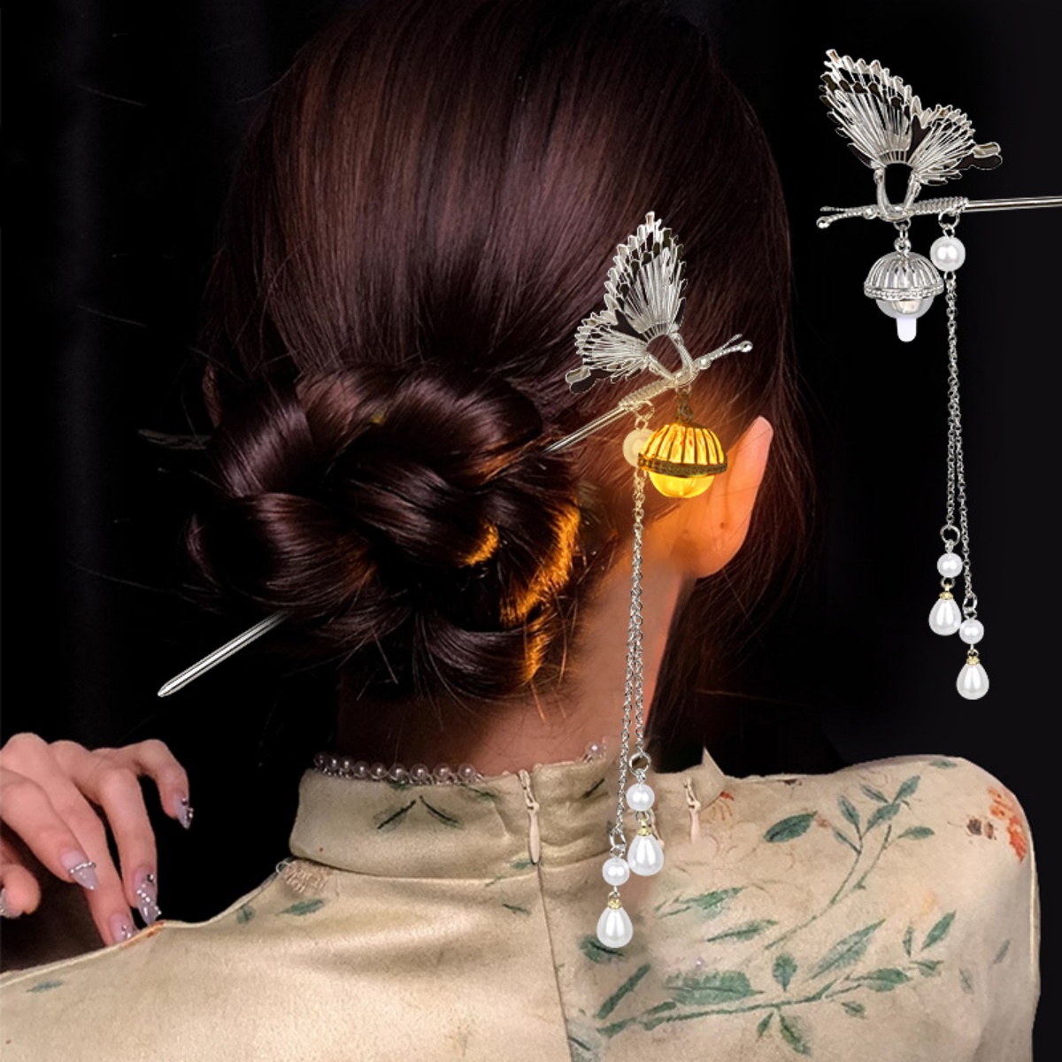 Luminous Flower Hairpin For Wo - Art Craft Shop recensione e prezzo