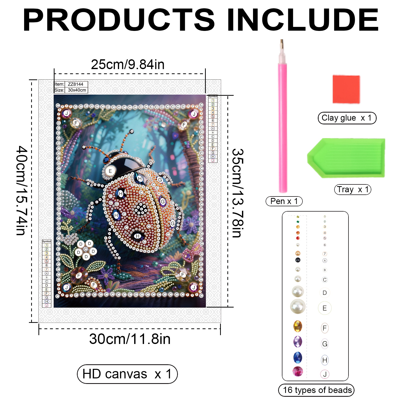 DIY Pearl Diamond Art Painting - Art Craft Ladybug recensione e prezzo