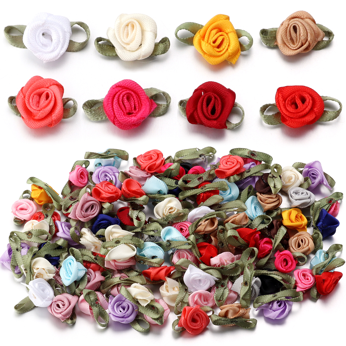 50Pcs 1.5x2.5cm 18 Colors For  - Art Craft Flower recensione e prezzo