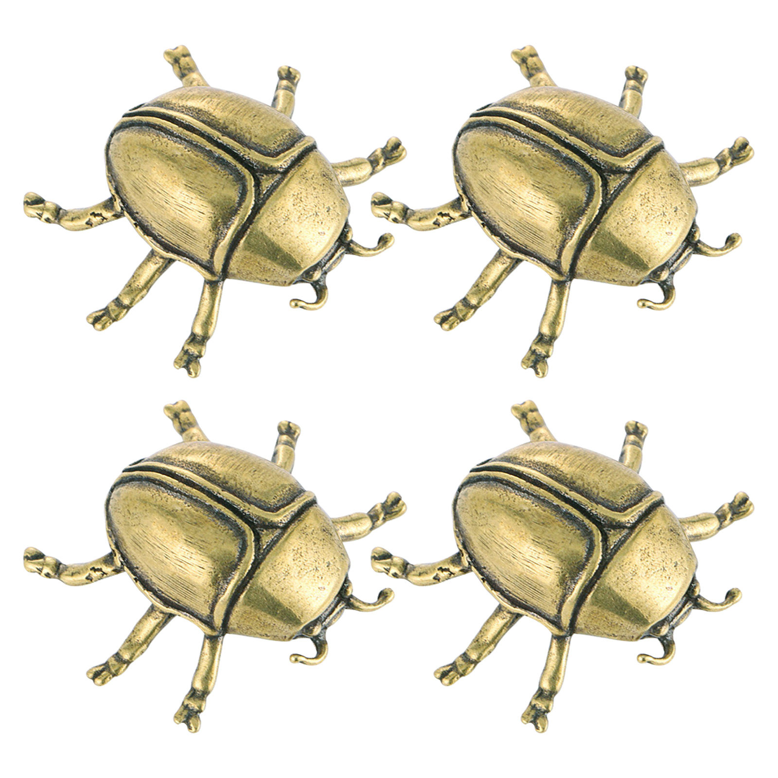 4Pcs Brass Ladybug Beetle Stat - Art Craft Ladybug recensione e prezzo