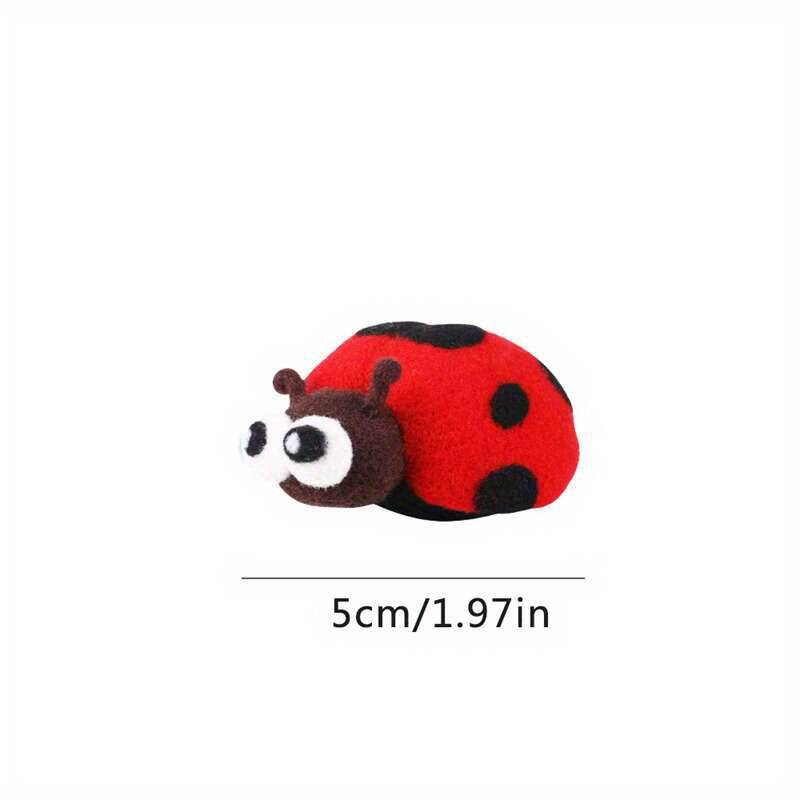Wool Felt Doll Ladybug Animals - Art Craft Ladybug recensione e prezzo
