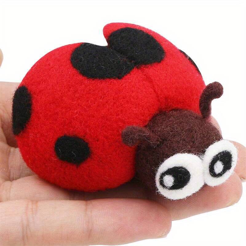 Wool Felt Doll Ladybug Animals - Art Craft Ladybug recensione e prezzo