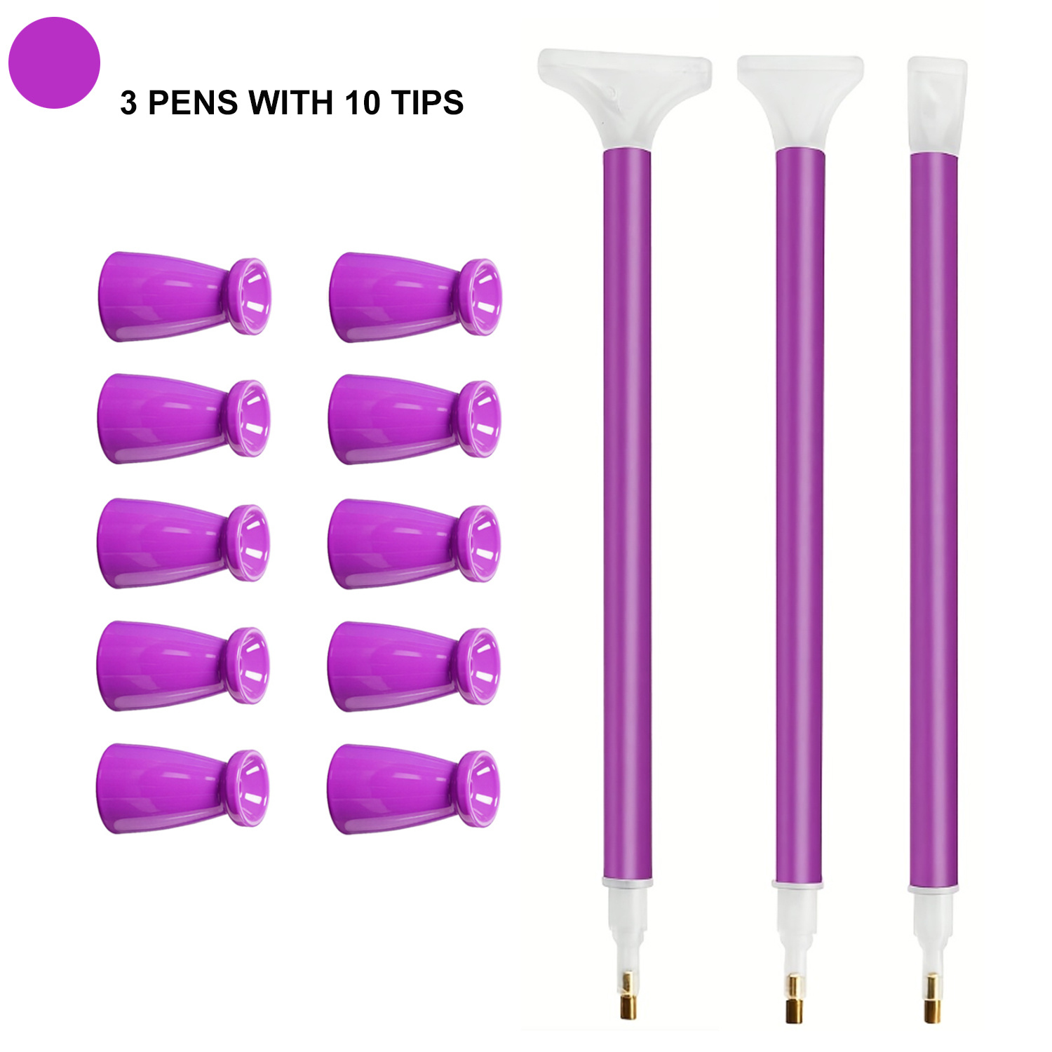 10 Silicone Tips & 3 Pens Diam - Art Craft Kit recensione e prezzo