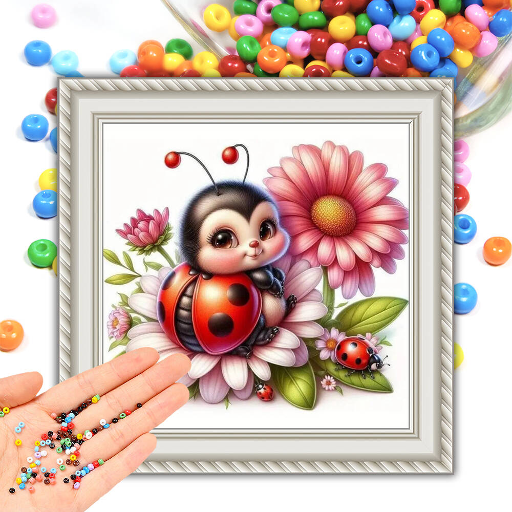 DIY 11CT Cross Stitch Kit Bead - Art Craft Ladybug recensione e prezzo