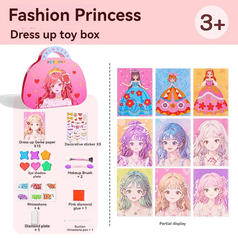 3 in 1 Princess Makeup Kit DIY - Art Craft For 3 Year Old recensione e prezzo