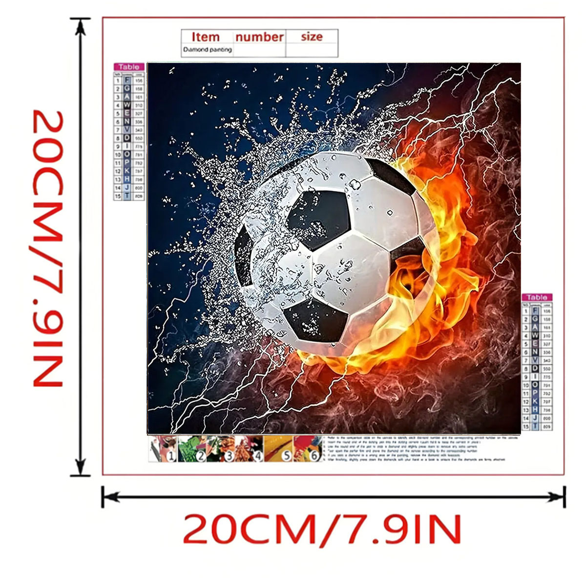 A Set of Football Diamond Pain - Art Craft Adult recensione e prezzo