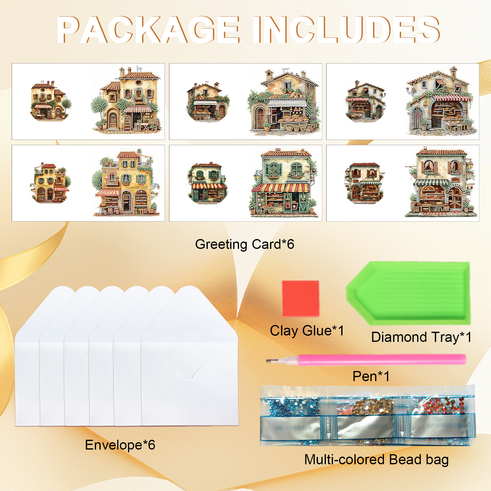 6Pcs Diamond Art Painting Gree - Art Craft Kit recensione e prezzo