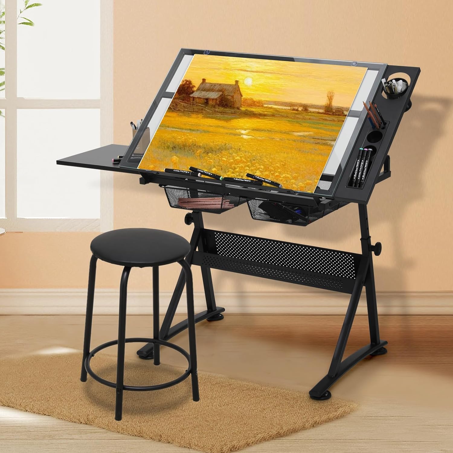 Drafting Table with Height Adj - Art & Craft Kortingscode recensione e prezzo