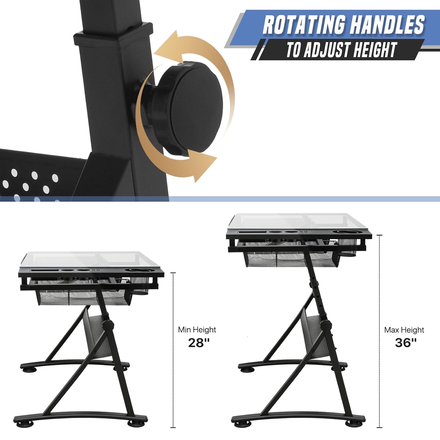 Drafting Table with Height Adj - Art & Craft Kortingscode recensione e prezzo