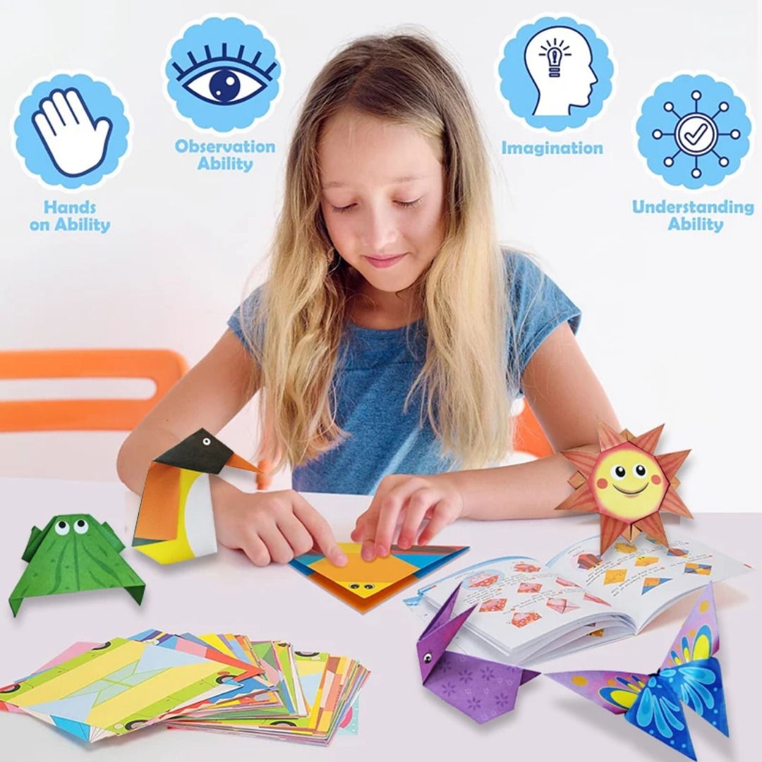 New Origami Kit 30 Sheets Orig - Art Craft Kindergarten recensione e prezzo