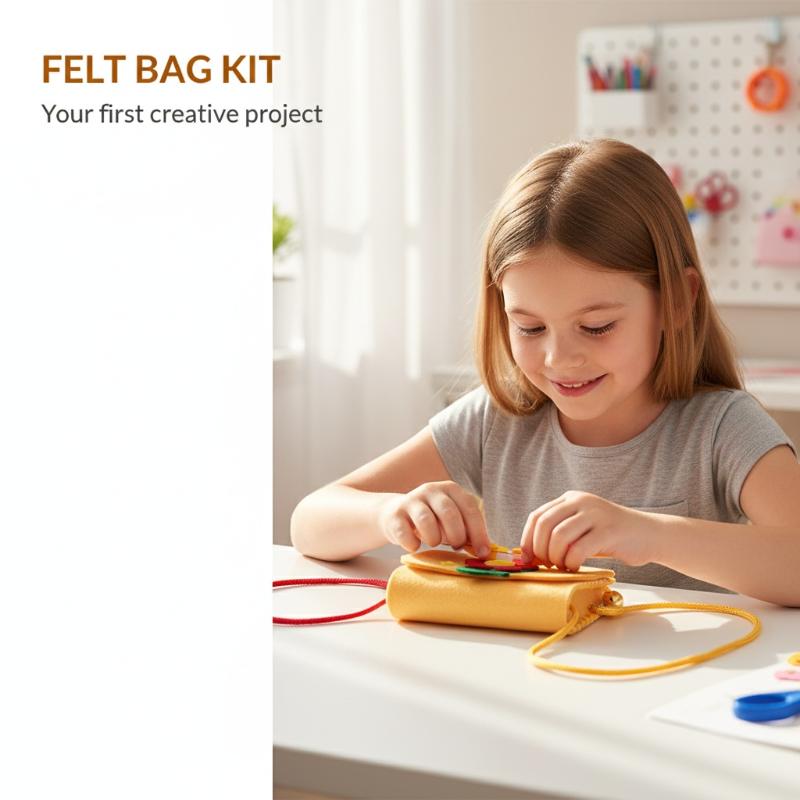 Children Felt Bag Making Kit D - Art Craft Kindergarten recensione e prezzo