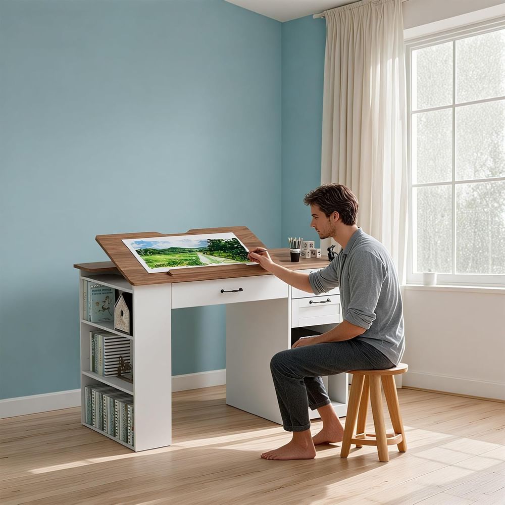 Adjustable Art Desk with Stora - Art & Craft Kortingscode recensione e prezzo