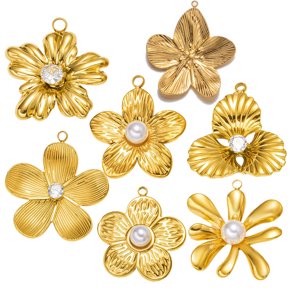5pcs Gold Stainless Steel Flow - Art Craft Flower recensione e prezzo