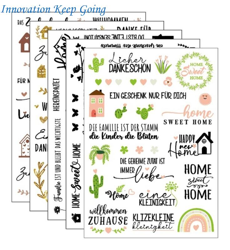 E65C Rub On Sticker Decorative - Art Craft For 3 Year Old recensione e prezzo