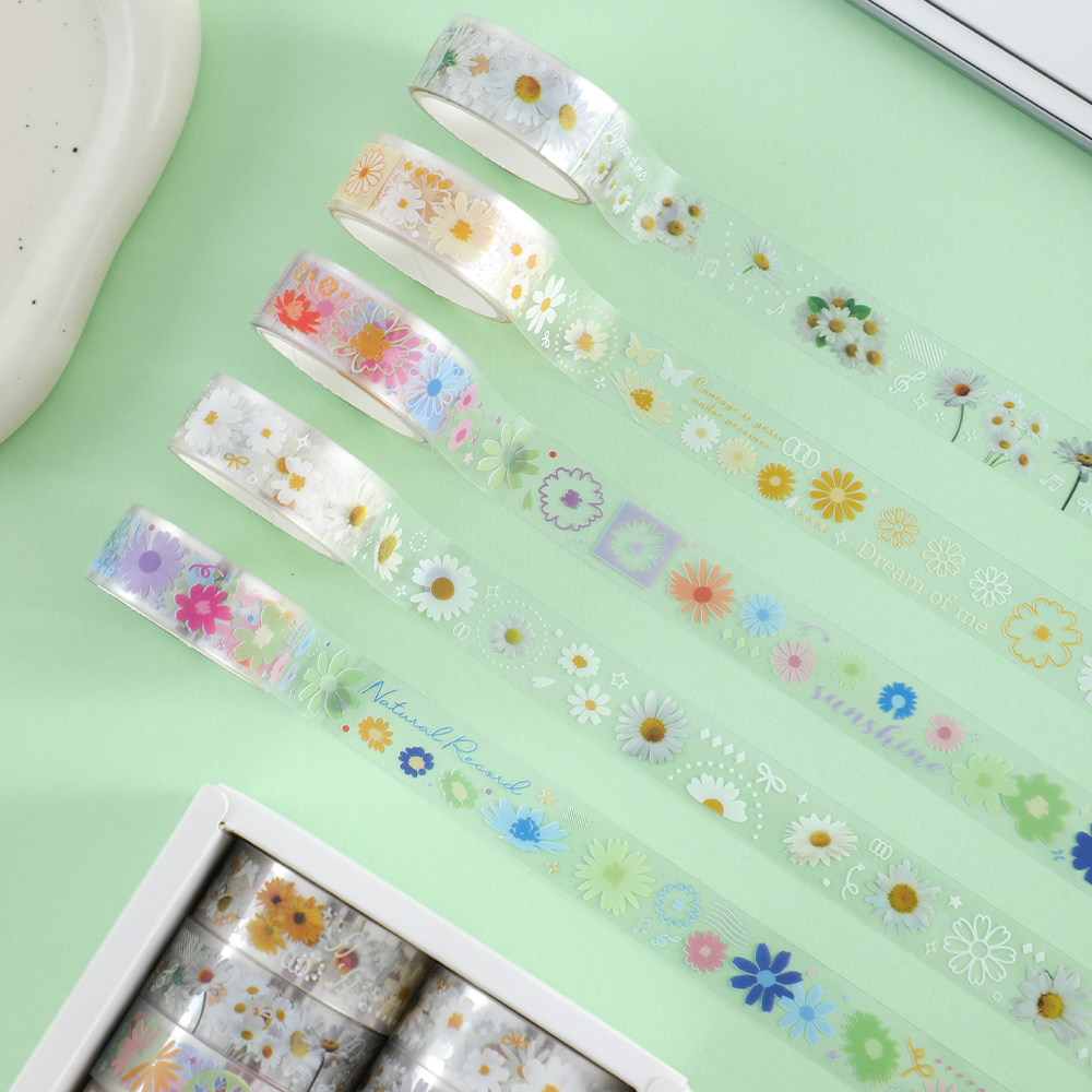 10 Rolls Daisy PET Masking Tap - Art Craft Kit recensione e prezzo