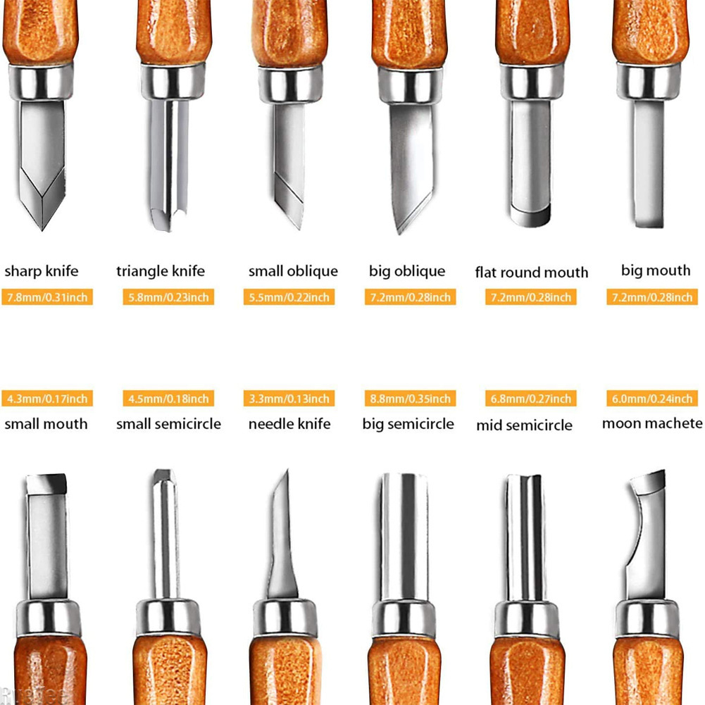 12Pcs SK2 Woodworking Carving  - Art Craft Tools recensione e prezzo