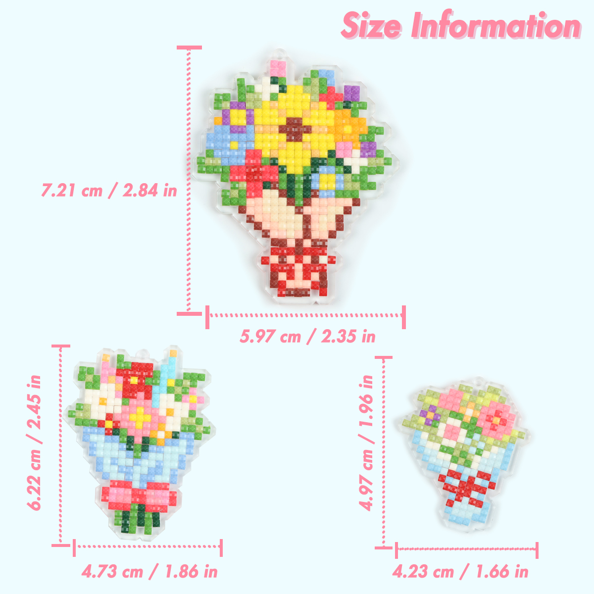 FOREVER YOUNG 3PCS Bouquet Acr - Art Craft Kit recensione e prezzo
