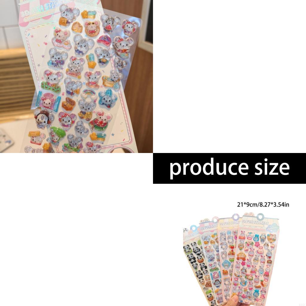 Embossed Animal Sticker Adhesi - Art Craft For 3 Year Old recensione e prezzo