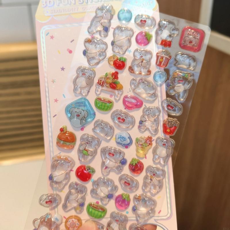 Embossed Animal Sticker Adhesi - Art Craft For 3 Year Old recensione e prezzo