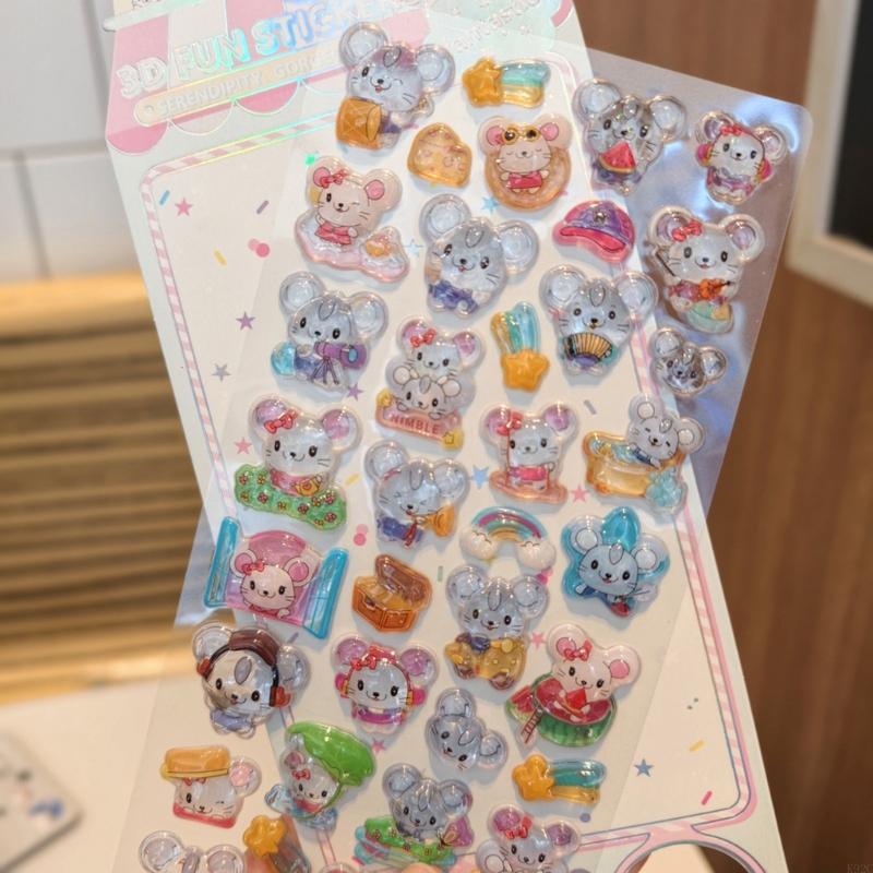 Embossed Animal Sticker Adhesi - Art Craft For 3 Year Old recensione e prezzo