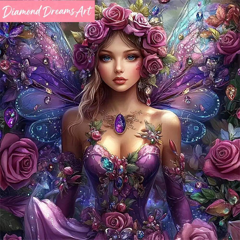 5D DIY Diamond Mosaic Woman Po - Art Craft Butterfly recensione e prezzo