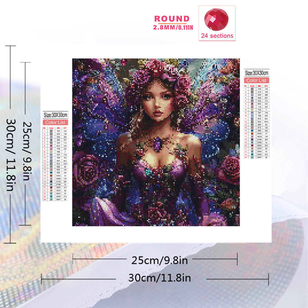 5D DIY Diamond Mosaic Woman Po - Art Craft Butterfly recensione e prezzo