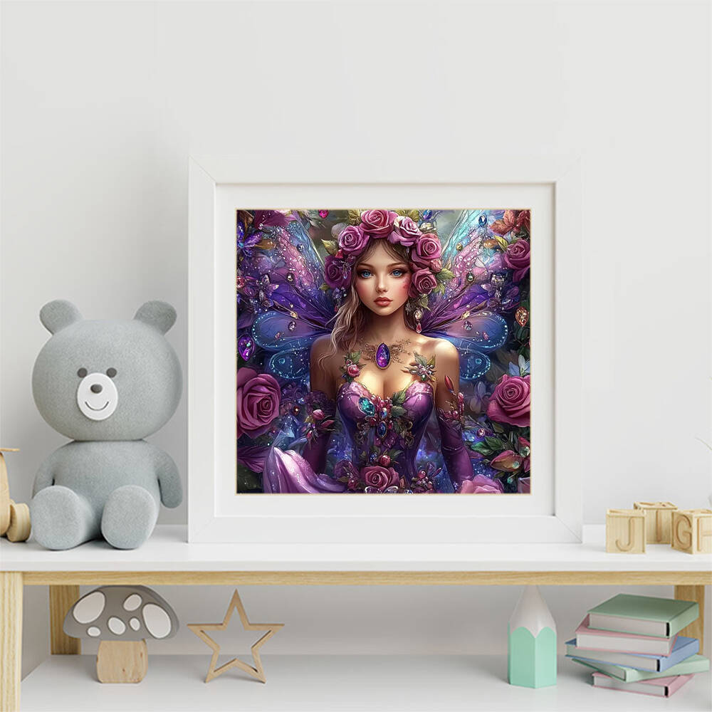 5D DIY Diamond Mosaic Woman Po - Art Craft Butterfly recensione e prezzo