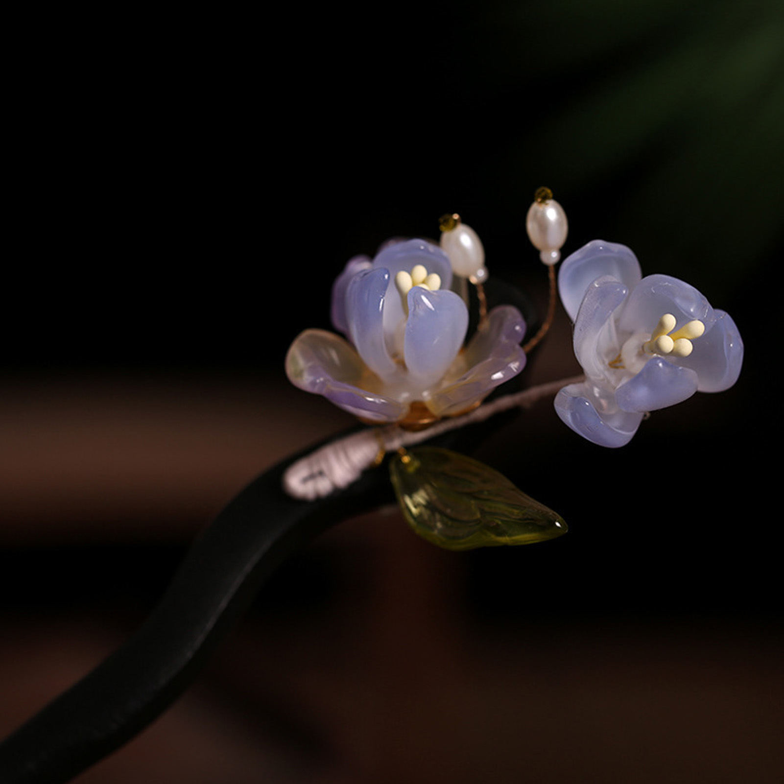 Vintage Wooden Flower Hairpin  - Art Craft Shop recensione e prezzo