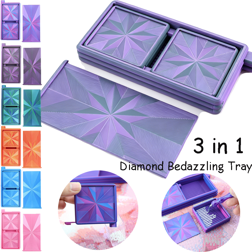 3 in 1 Diamond Art Trays With  - Art Craft Tools recensione e prezzo